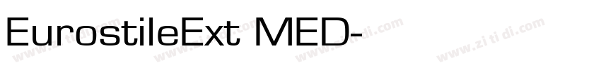 EurostileExt MED字体转换